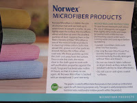 Norwex Antibacterial, Antimicrobial, Microfiber Kitchen cloth set. Sea Mist Color Valued at $27