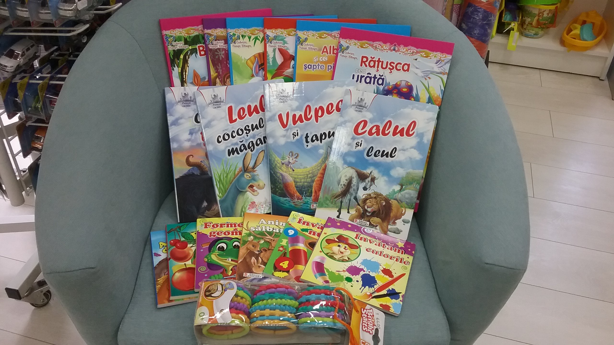 One of the things we do in Sibiu is purchase books so as the children leave the hospital each child can have a book of their own to keep.